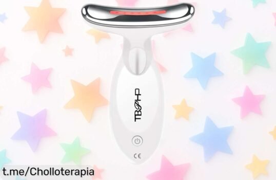 Consigue un masajeador facial eléctrico TBPHP a precio loco: reafirma tu piel, reduce poros y mejora la absorción de tus cremas. ¡Aprovecha esta super oferta antes de que se agote!
