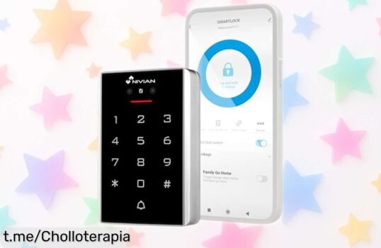 Control de acceso inteligente Nivian con reconocimiento facial y app WiFi a precio de escándalo, ¡no te pierdas la oportunidad de gestionar tu seguridad desde el móvil!