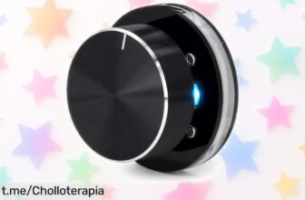 Control de volumen USB para PC y Android con rueda 360: ¡ajusta el audio al instante! Super chollo con botones personalizables y luz RGB, ¡no te lo pierdas!