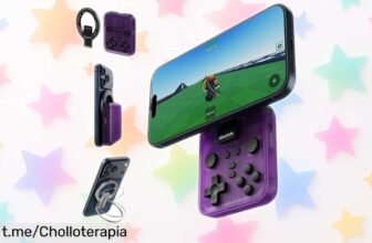 Controlador de juegos Abxylute M4 SnapOn, ligero y portátil: ¡super chollo con hasta 12 horas de diversión en tus manos! Juega donde quieras y no te quedes sin él.