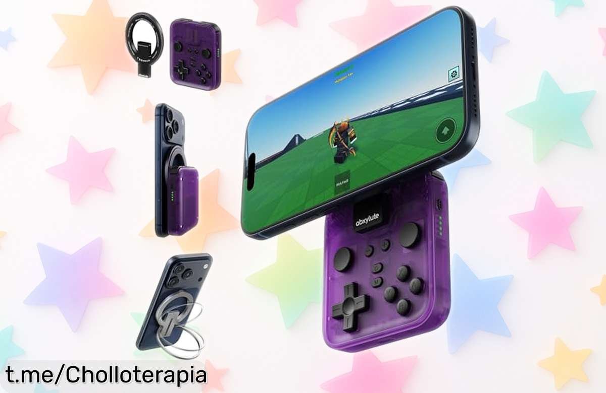 Controlador de juegos Abxylute M4 SnapOn, ligero y portátil: ¡super chollo con hasta 12 horas de diversión en tus manos! Juega donde quieras y no te quedes sin él.