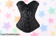 Corset reductor de cintura Genérico para marcar tu silueta en fiestas o Halloween, ¡aprovecha este chollazo y luce espectacular en cada evento!