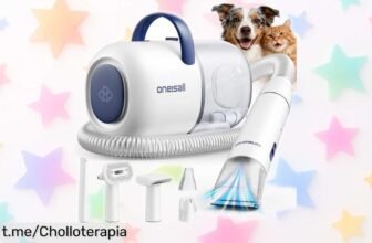 Cortapelos para perros con aspiradora Oneisall: un super chollo que ahorra lío, recorta al máximo y deja felices a tus mascotas ¡aprovéchalo ahora!