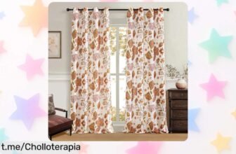 Cortinas vintage de lino semitransparente XiDi LinSh: diseño floral que ilumina y privacy, ¡no te quedes sin este chollazo para decorar tu hogar antes de que se agoten!