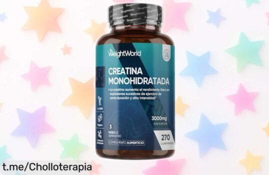 Creatina monohidratada 3000 mg, ¡un chollazo para potenciar tu rendimiento durante entrenamientos intensos! Aprovecha el precio rebajado y siente la energía en cada repetición.