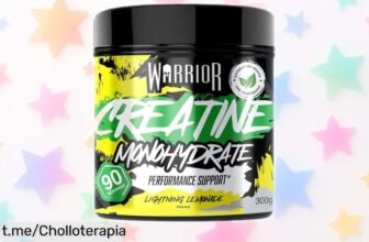 Creatina monohidratada en polvo Warrior para un rendimiento increíble: ¡aprovecha este precio de ganga y eleva tus entrenamientos al siguiente nivel!