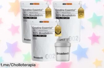 Creatina monohidratada en polvo de 3,3 kg con dosificador y shaker: gana fuerza y rinde más por un precio de escándalo que no durará. ¡Aprovecha este chollo antes que se acabe!