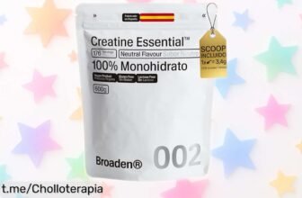Creatina monohidratada sin sabor de 600 g con dosificador: ¡impulsa tu fuerza y energía a un precio de escándalo que no puedes dejar escapar!