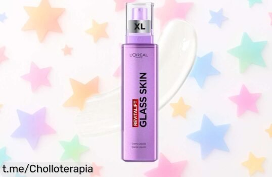 Crema hidratante L'Oréal Paris Revitalift Filler Glass Skin XL: ¡tu oportunidad de lucir una piel luminosa y suave a un precio increíblemente bajo! No te quedes sin la tuya.