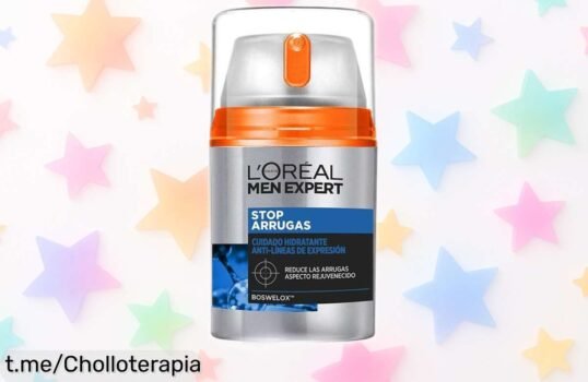 Crema hidratante antiarrugas L'Oréal Paris Men Expert Stop-Arrugas a un precio de escándalo, ¡deja tu piel radiante y rejuvenecida! No te lo pierdas, ¡date el gusto ahora!