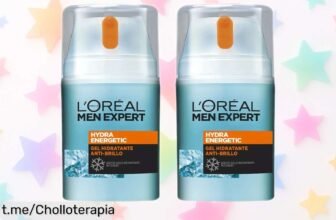 Crema hidratante facial L'Oréal Paris Men Expert para hombres: efecto antibrillo y pack de 2, ¡ofertón a precio loco que dejará tu piel fresca y mate! No te lo pierdas.