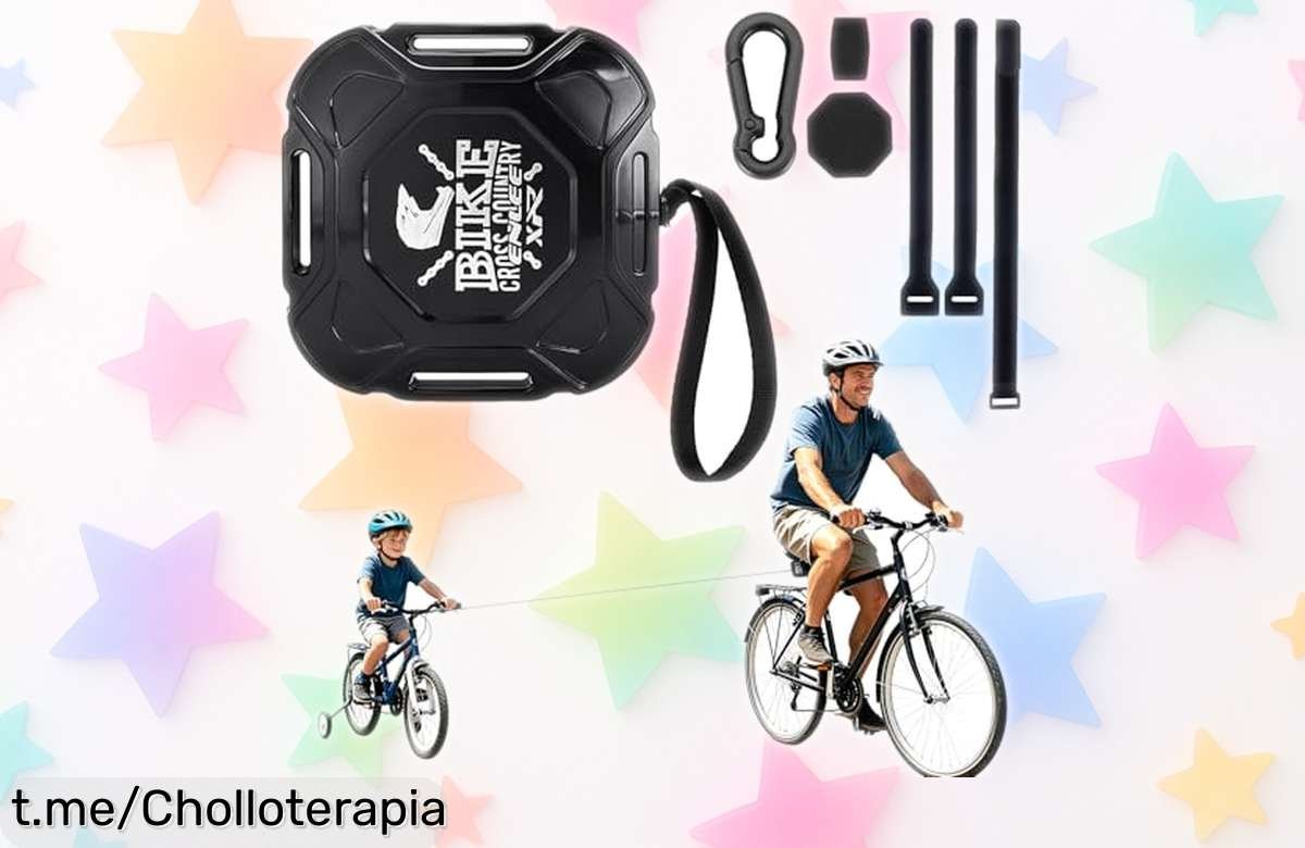 Cuerda de remolque para bicicleta infantil Greitsyy: ¡Aprovecha el super chollo y disfruta al máximo tus paseos familiares! ¡Llévate la aventura a casa ya!