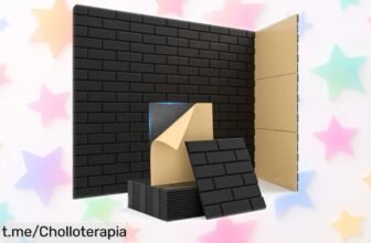 Dale un giro a tu espacio con el panel decorativo acústico Kuchoow, estilo ladrillo que mejora el sonido y elimina ecos: instalación fácil y precio de ganga. ¡No te lo pierdas!