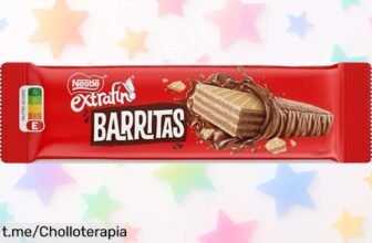 Deliciosa barrita de barquillo Nestlé Extrafino: capricho crujiente y cremoso a un precio de ganga que no querrás dejar escapar, ¡date ese placer ahora!