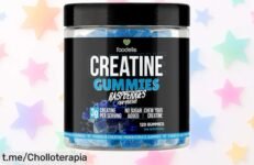 Deliciosas gominolas de creatina Foodelis: 1,5 g de pura energía en cada bocado. ¡Aprovecha este chollo y haz que tu rendimiento brille como nunca!