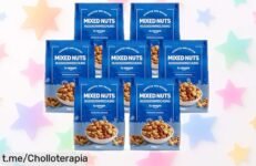 Delicioso pack de 7 bolsas de frutos secos tostados by Amazon: ¡crujientes, saludables y un chollo imperdible para tus momentos de picoteo!