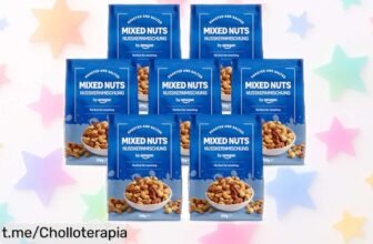 Delicioso pack de 7 bolsas de frutos secos tostados by Amazon: ¡crujientes, saludables y un chollo imperdible para tus momentos de picoteo!