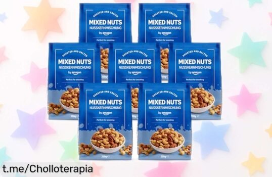 Delicioso pack de 7 bolsas de frutos secos tostados by Amazon: ¡crujientes, saludables y un chollo imperdible para tus momentos de picoteo!