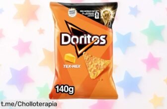 Deliciosos nachos con sabor a queso Doritos Tex Mex, super crujientes y por un precio rebajado que no podrás resistir; ¡haz que tus momentos sean más sabrosos!
