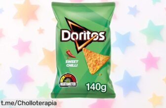 Deliciosos nachos picantes Doritos Chilli a precio de locura, perfectos para compartir y disfrutar ¡Aplica el cupón ahora y no te quedes sin ellos!