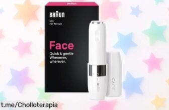 Depiladora facial Braun Mini FS1005, chollazo que elimina el vello más fino y deja tu piel suave; ¡la oportunidad perfecta para Retocarte donde quieras!