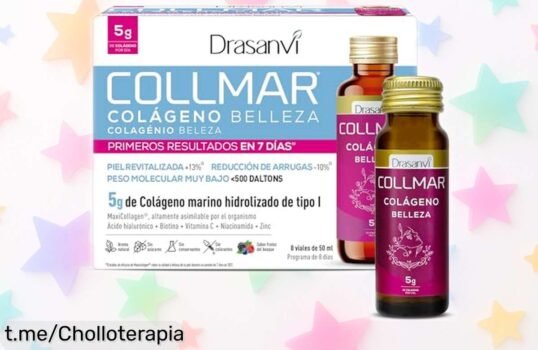 Descubre el colágeno líquido Drasanvi Collmar que transformará tu piel: hidratación y firmeza al mejor precio, ¡no te lo dejes escapar!