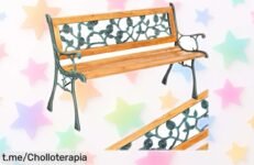 Descubre el increíble banco de jardín exterior Tectake Floral, un toque rústico y resistente para tu patio. ¡Aprovecha esta oferta única antes de que se acabe!