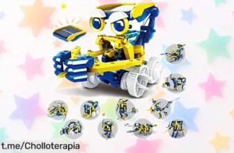 Descubre el kit de robótica solar Buoeuik: ¡11 robots diferentes para crear y aprender ciencia mientras te diviertes! Solo por tiempo limitado a un precio de ganga.