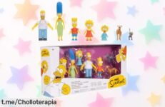Descubre el pack familiar de figuras articuladas de Los Simpson y crea momentos únicos con Homer, Marge y los demás, ¡aprovecha este ofertón que no se repetirá!