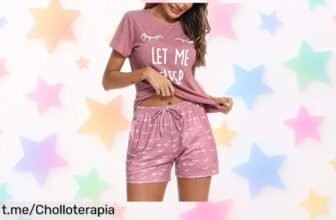 Descubre el pijama de algodón Uniexcosm con gatitos y lunares, un ofertón que te hará sentir fabulosa en casa. ¡No dejes pasar esta oportunidad para brillar!
