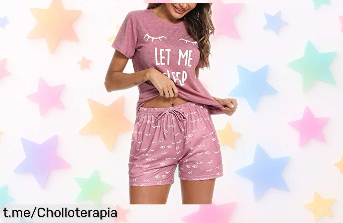 Descubre el pijama de algodón Uniexcosm con gatitos y lunares, un ofertón que te hará sentir fabulosa en casa. ¡No dejes pasar esta oportunidad para brillar!