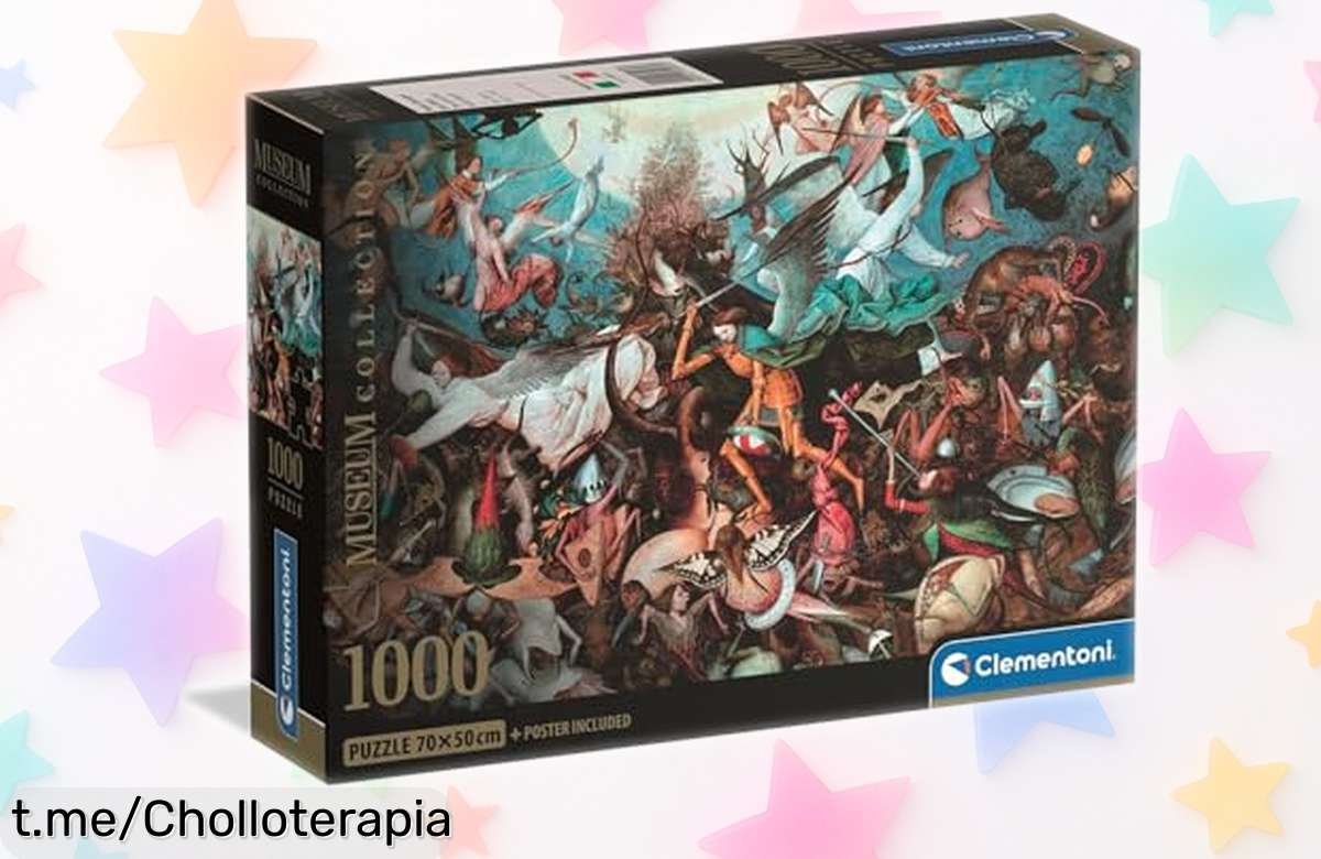 Descubre el puzzle Clementoni Museum The Fall of The Rebel: 1000 piezas de pura diversión a un precio loco que te hará disfrutar cada momento y olvidarte del estrés. ¡No dejes pasar esta oferta!