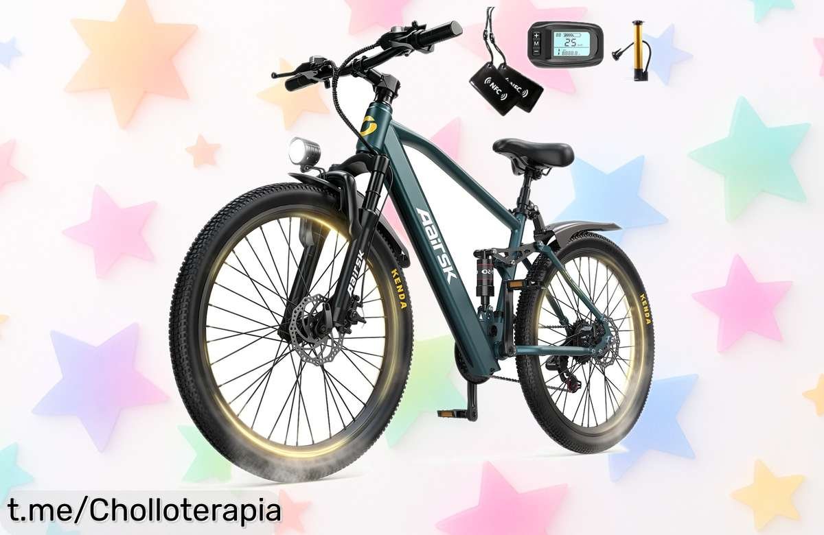 Descubre la bicicleta eléctrica urbana Aairsk GT900: rebajada para que recorras la ciudad con estilo y diversión, ¡no dejes pasar este chollo increíble!