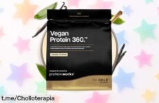Descubre la deliciosa y nutritiva proteína vegana Protein Works 360 Gold de 2 kg, ¡ideal para tus batidos diarios y con un precio rebajado que no podrás resistir!