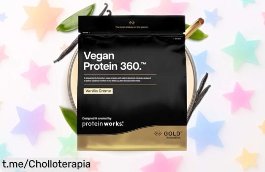 Descubre la deliciosa y nutritiva proteína vegana Protein Works 360 Gold de 2 kg, ¡ideal para tus batidos diarios y con un precio rebajado que no podrás resistir!