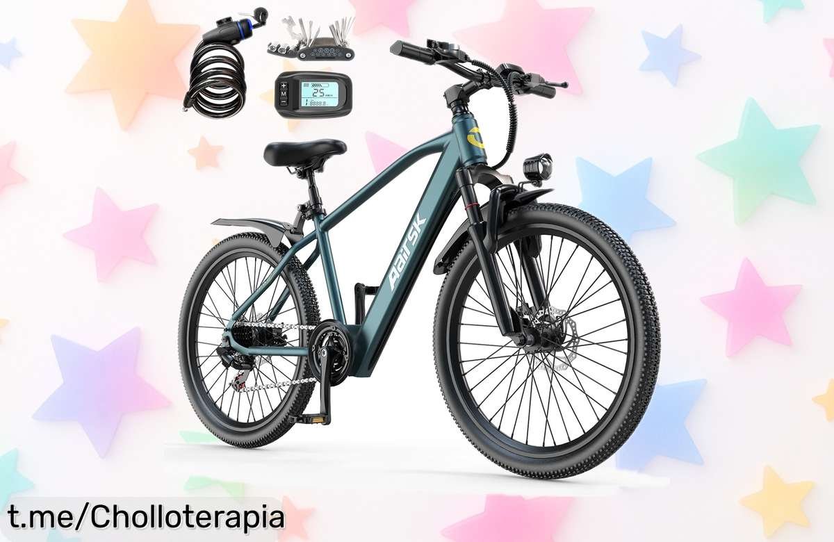 Descubre la increíble bicicleta eléctrica de montaña que te lleva hasta 40 millas por un precio de risa, ¡no te quedes sin disfrutarlo y muévete hoy mismo!