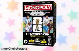 Descubre la increíble caja de 24 cartas coleccionables Panini Prizm Monopoly con leyendas del fútbol, ¡un chollazo que hará vibrar a tus amigos y te llenará de emoción!