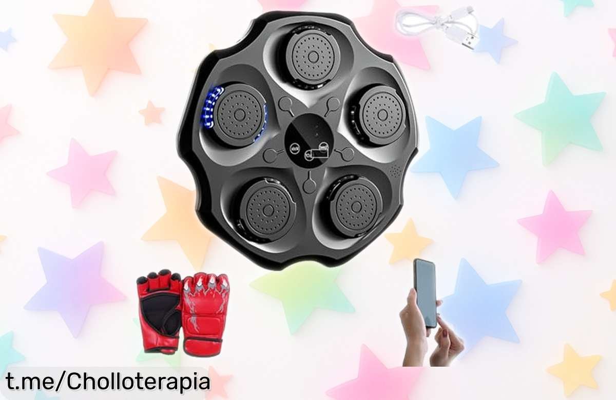 Descubre la increíble máquina de boxeo musical MAGIC SELECT con Bluetooth y luces LED, ¡un chollo para entrenar en casa como nunca! Aprovecha este precio rebajado y desata tu energía.