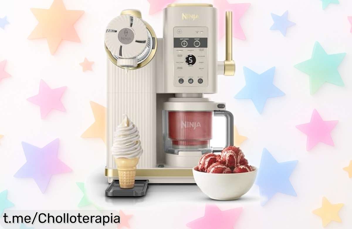 Descubre la increíble máquina para hacer helados Ninja CREAMi Scoop & Swirl y disfruta de sabores únicos con 13 programas a un precio súper chollo que no querrás dejar pasar.