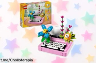 Descubre la máquina de escribir LEGO Creator 3 en 1: ¡un súper chollo que se transforma en teclado musical o maceta! Hazlo especial para los peques y crea momentos inolvidables.