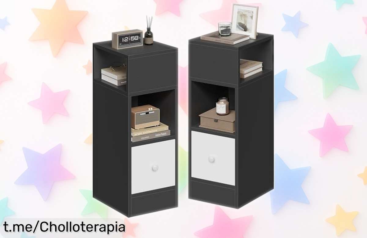 Descubre las mesitas de noche estrechas EUGAD en pack de 2: prácticas, modernas y a un precio imbatible. Dale ese toque especial a tu habitación hoy mismo. ¡No te quedes sin ellas!