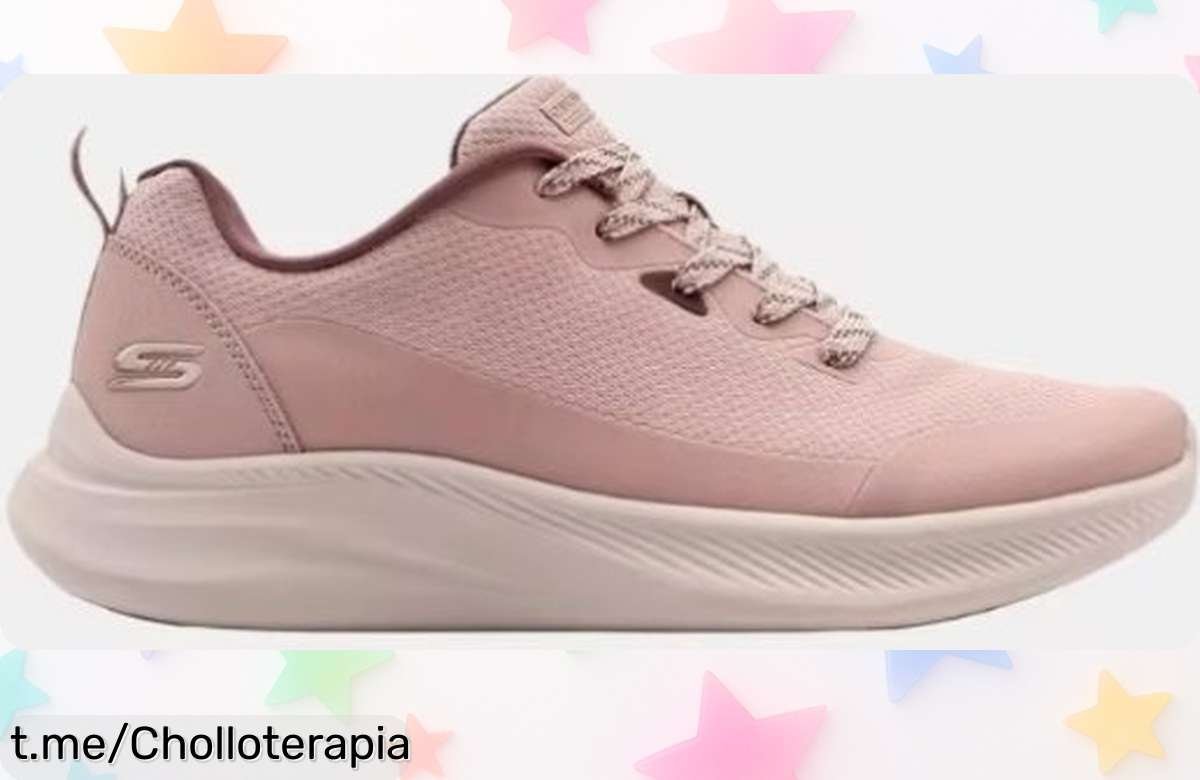 Descubre las zapatillas bajas SKECHERS 117730 BOBS MODA FLEX: diseño flexible y todoterreno, ¡una oferta imperdible que te hará sonreír cada día!