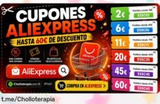 Descuentazos en AliExpress: Ahorra más cuanto más compras y llévate los artículos que deseas al mejor precio, ¡elige ahora o te quedarás con las ganas!