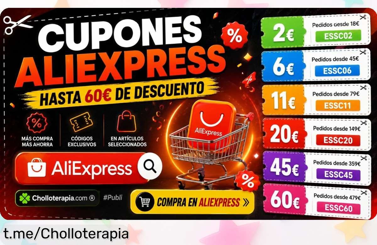 Descuentazos en AliExpress: Ahorra más cuanto más compras y llévate los artículos que deseas al mejor precio, ¡elige ahora o te quedarás con las ganas!