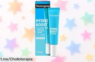Deslumbrante crema Neutrogena Hydro Boost para el contorno de ojos: adiós a las ojeras y bolsas, ¡intensifica tu mirada con un chollo que no puedes dejar escapar!