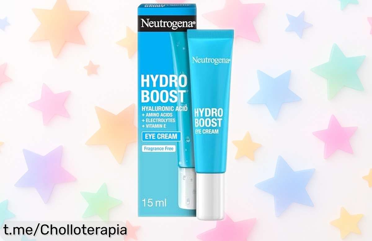 Deslumbrante crema Neutrogena Hydro Boost para el contorno de ojos: adiós a las ojeras y bolsas, ¡intensifica tu mirada con un chollo que no puedes dejar escapar!