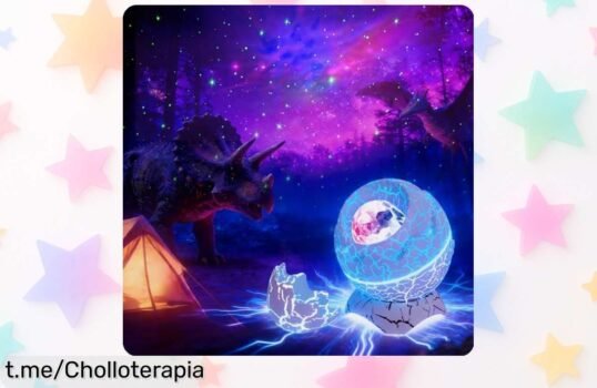 Deslumbrante proyector de estrellas MOLEKSDAL Huevo de dinosaurio Galaxy a un precio increíble, crea noches mágicas y llenas de sueños en tu habitación. ¡No te lo pierdas!