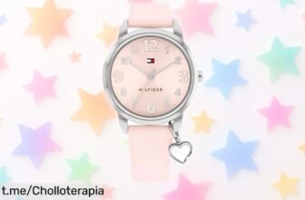 Deslumbrante reloj rosa de silicona con charm Tommy Hilfiger 1720044, ¡precios locos para sentirte increíble cada día!
