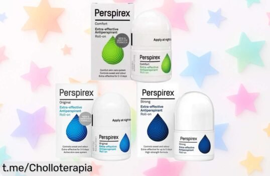 Desodorante antitranspirante Perspirex 24H a precio de ganga: controla el sudor y mal olor, cuida tu piel. ¡No te quedes sin él, es un super chollo!