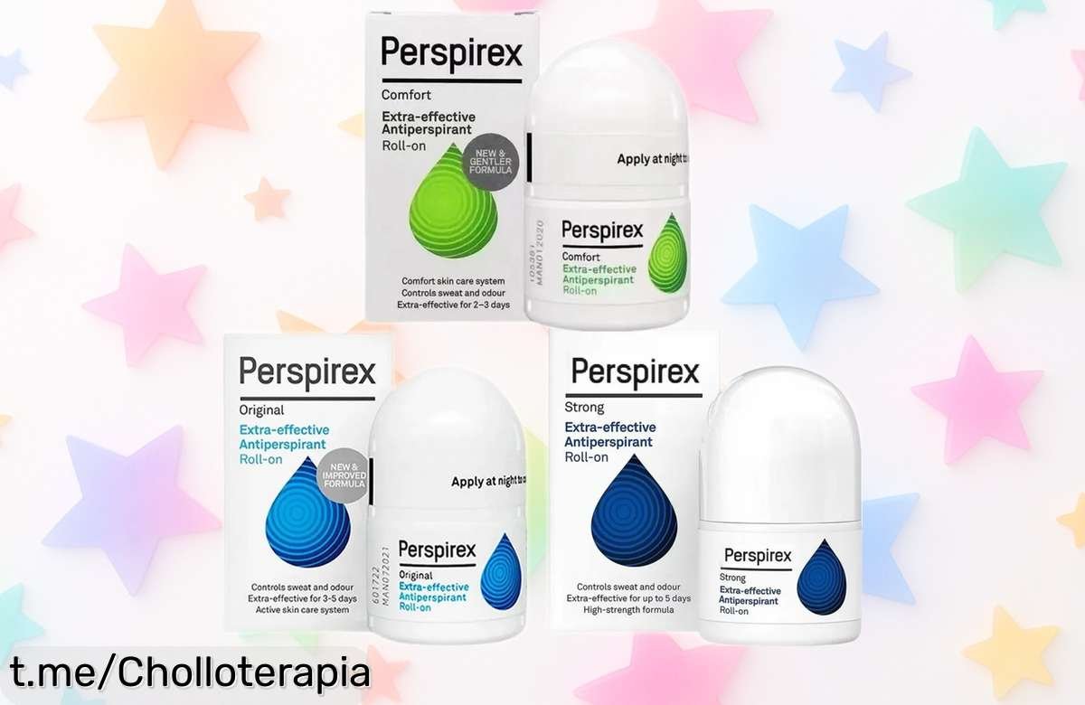 Desodorante antitranspirante Perspirex 24H a precio de ganga: controla el sudor y mal olor, cuida tu piel. ¡No te quedes sin él, es un super chollo!